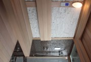 Sauna seca + sauna húmeda con ducha AT-002