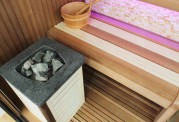 Sauna seca + sauna úmida com ducha AU-002B